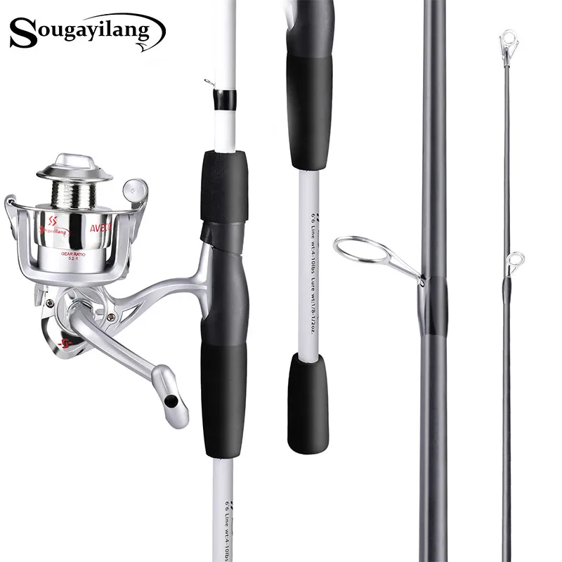 Sougayilang 1.98m Fishing Rod Combo Portable 4 Section Carbon Fiber Fishing Pole and 1000-4000 Spinning Reel Fishing Tackle Set 
Sougayilang 1.98m Fishing Rod Combo Portable 4 Section Carbon Fiber Fishing Pole and 1000-4000 Spinning Reel Fishing Tackle Set
