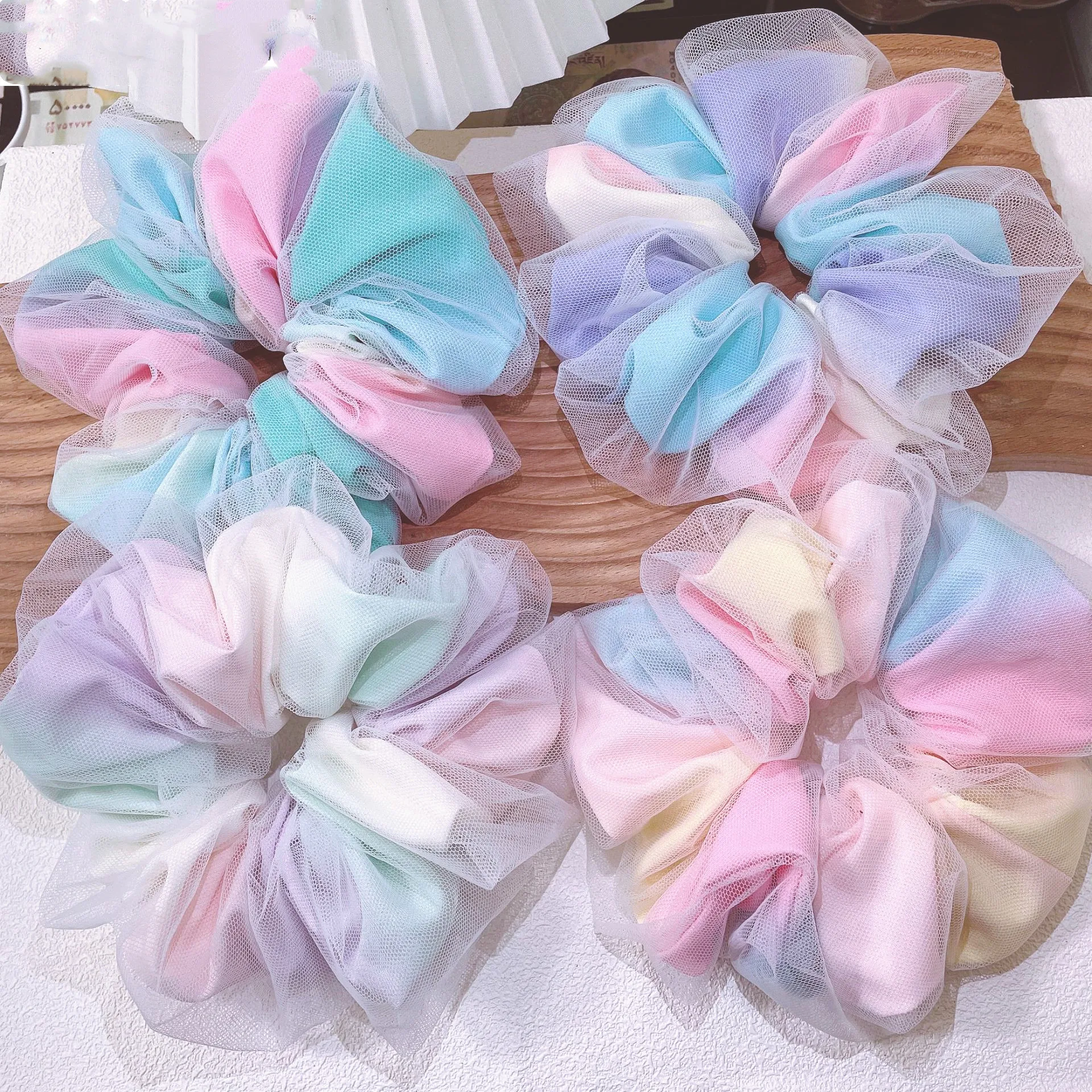 Rainbow Colors Lace Scrunchies for Women Hair Tie Rope Elastic Hair Bands Girl Ponytail Holder Headband Elegant Hair Accessories
Rainbow Colors Lace Scrunchies for Women Hair Tie Rope Elastic Hair Bands Girl Ponytail Holder Headband Elegant Hair Accessories