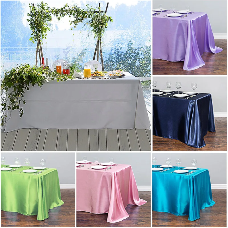 57x87Inch Rectangle Tablecloth Durable Washable Polyester Fabric Table Cloth for Wedding Party Dining Banquet Decoration
57x87Inch Rectangle Tablecloth Durable Washable Polyester Fabric Table Cloth for Wedding Party Dining Banquet Decoration