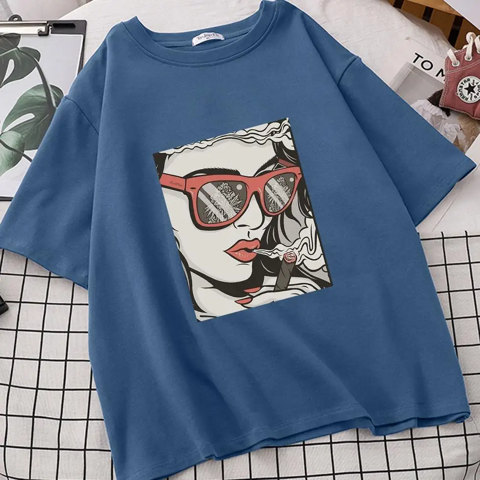 Tops Women's T-shirts Summer Tshirts Loose Casual Large Size Sleeve Tee Harajuku Print O'neck Tops T Shirt Camisetas De Mujer 
Tops Women's T-shirts Summer Tshirts Loose Casual Large Size Sleeve Tee Harajuku Print O'neck Tops T Shirt Camisetas De Mujer