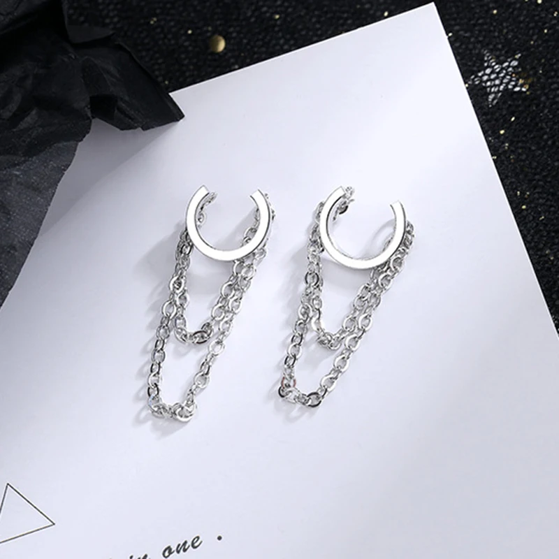 2021 New Pairs Fashion Punk Rock Ear Clip Cuff Wrap Earrings No piercing-Clip On Cartilage Wrap Earring For Women Gifts Tassel
2021 New Pairs Fashion Punk Rock Ear Clip Cuff Wrap Earrings No piercing-Clip On Cartilage Wrap Earring For Women Gifts Tassel