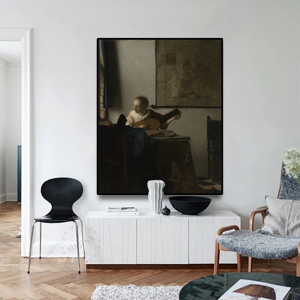 Cassisy Canvas Oil Painting《Woman with Lute by the Window》Johannes·Vermeer Art Poster Picture Wall Decor Modern Home Decoration
Cassisy Canvas Oil Painting《Woman with Lute by the Window》Johannes·Vermeer Art Poster Picture Wall Decor Modern Home Decoration
