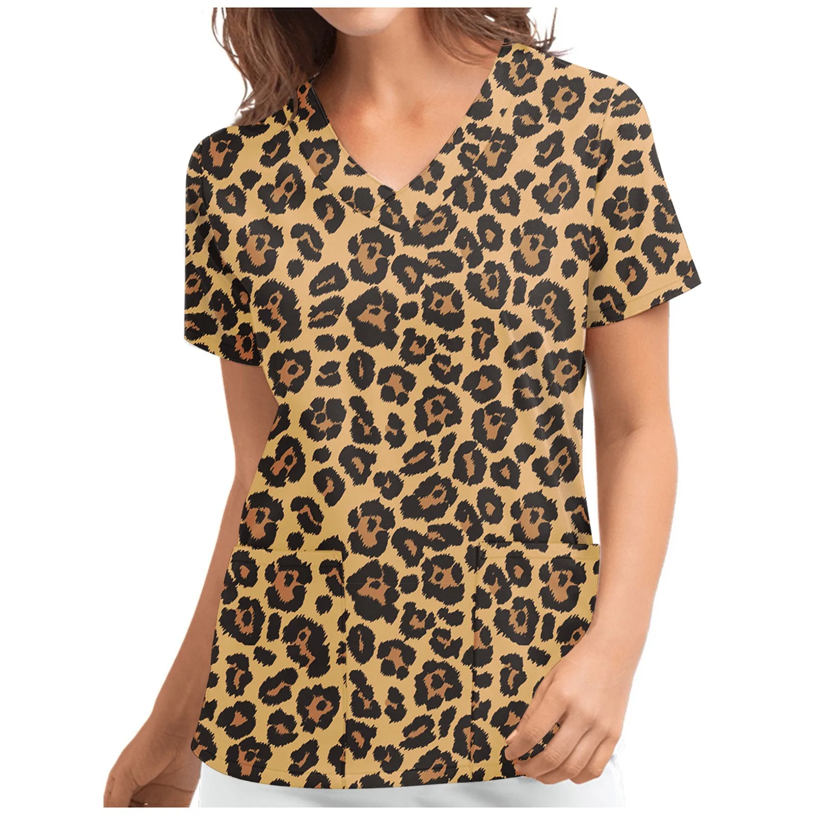 Women Nurse Tops Uniforme Enfermera Mujer Women Short Sleeve V-neck Flower Pattern Top Nurse Working Uniform T-shirt Print Blous
Women Nurse Tops Uniforme Enfermera Mujer Women Short Sleeve V-neck Flower Pattern Top Nurse Working Uniform T-shirt Print Blous