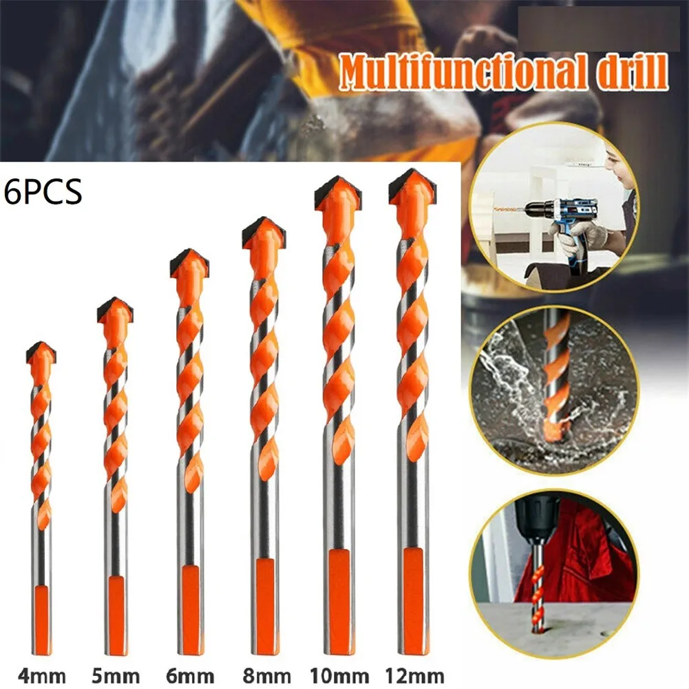 6Pcs 4/5/6/8/10/12mm Tile Drill Bit Set Hole Opener Construction For Glass Ceramic Marble Wood Brick Woodworking Power Tool
6Pcs 4/5/6/8/10/12mm Tile Drill Bit Set Hole Opener Construction For Glass Ceramic Marble Wood Brick Woodworking Power Tool