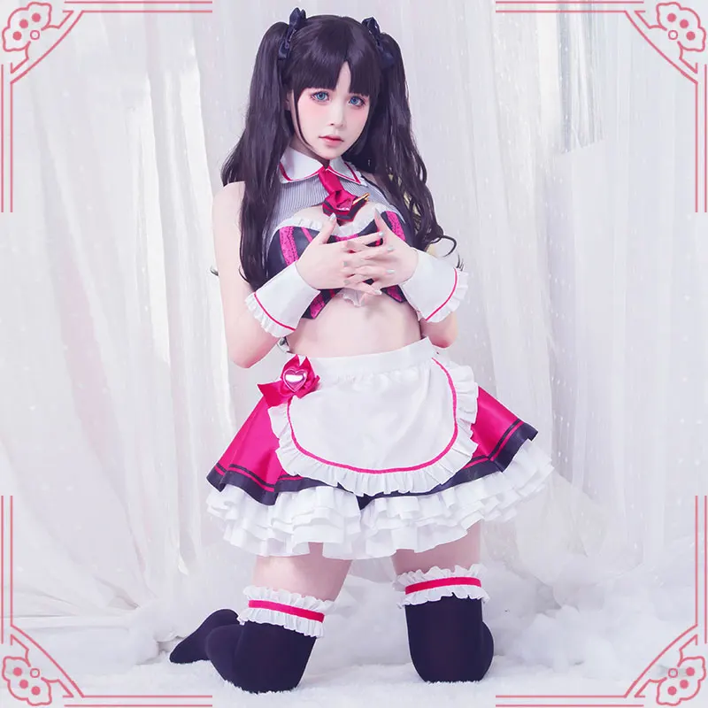 Fate New Arrival Game FGO Cosplay Costume Tohsaka Rin Valentines Street Choco Maid Dresses Cosplay Costumes
Fate New Arrival Game FGO Cosplay Costume Tohsaka Rin Valentines Street Choco Maid Dresses Cosplay Costumes