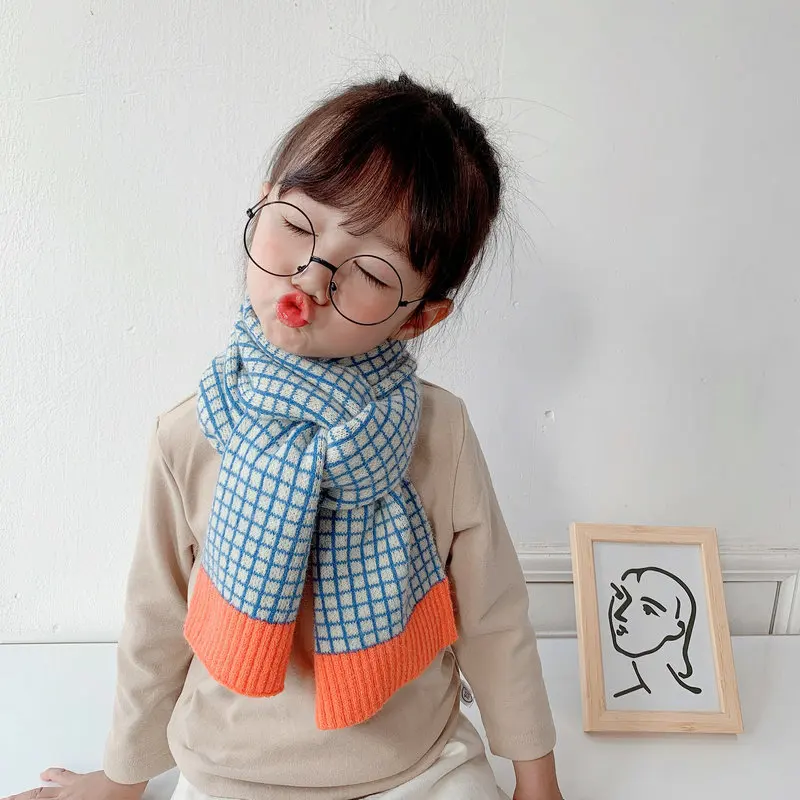 Children Korean Version Small Lattice Contrast Kids Woolen Scarf Autumn Winter New Baby Girls Baby Boys Warm Scarf Baby Scarf
Children Korean Version Small Lattice Contrast Kids Woolen Scarf Autumn Winter New Baby Girls Baby Boys Warm Scarf Baby Scarf