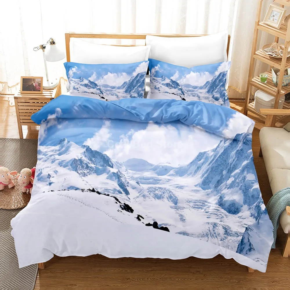 Snow Mountain Bedding Set Fashion 3d Duvet Cover Sets Comforter Bed Linen Home Decor Twin Queen King Single Size Luxury Scenery
Snow Mountain Bedding Set Fashion 3d Duvet Cover Sets Comforter Bed Linen Home Decor Twin Queen King Single Size Luxury Scenery