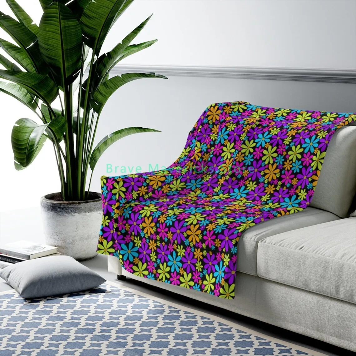 Flower Blanket, Neon Floral Blanket, Hippie Flower Blanket, Kids Floral Blanket, Floral Nursery Blanket
Flower Blanket, Neon Floral Blanket, Hippie Flower Blanket, Kids Floral Blanket, Floral Nursery Blanket