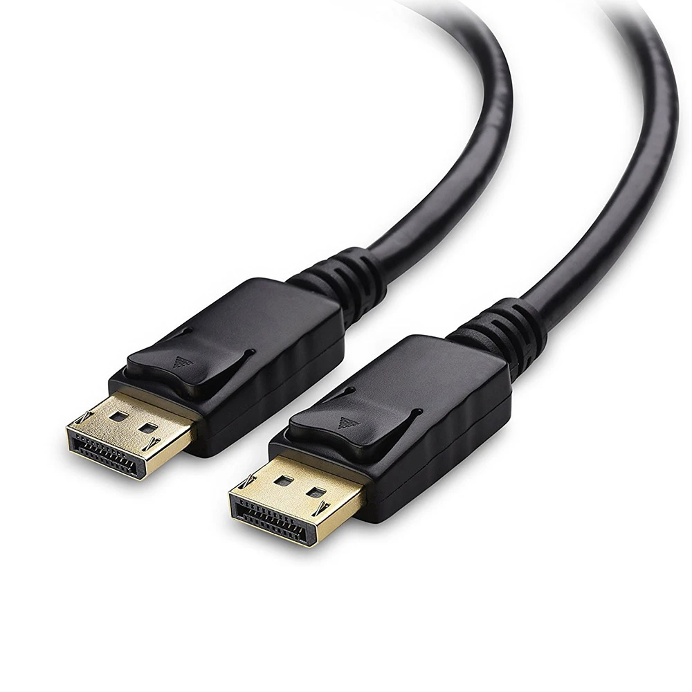 HD 1080P DP к кабелю папа-папа 1 8 м 3 5 кабель Displayport Видео Аудио для ПК HDTV проектор