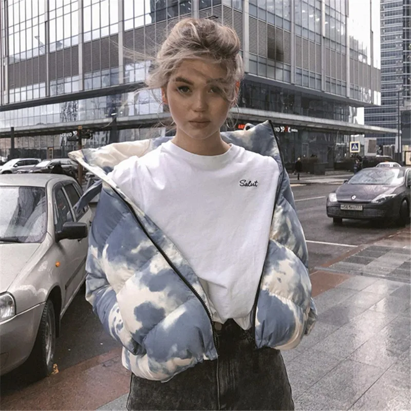 Coats and Jackets Women Autumn/Winter 2020 New Tie-Dye Printed Slim Hooded Cardigan Casual Cotton Jacket
Coats and Jackets Women Autumn/Winter 2020 New Tie-Dye Printed Slim Hooded Cardigan Casual Cotton Jacket