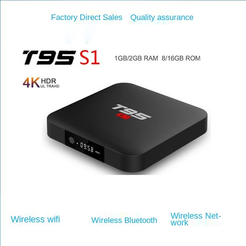 T95S1 с цифровой телеприставкой S905W hd сетевой плеер, беспроводной Wi-Fi беспроводной bluetooth TVBOX
T95S1 с цифровой телеприставкой S905W hd сетевой плеер, беспроводной Wi-Fi беспроводной bluetooth TVBOX