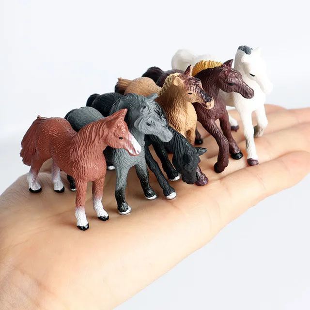 6pcs/set Simulation Wild Animal Toy Plastic Action PVC Model Horse Baby Figure Collection Doll Toy for children Educational toys
6pcs/set Simulation Wild Animal Toy Plastic Action PVC Model Horse Baby Figure Collection Doll Toy for children Educational toys