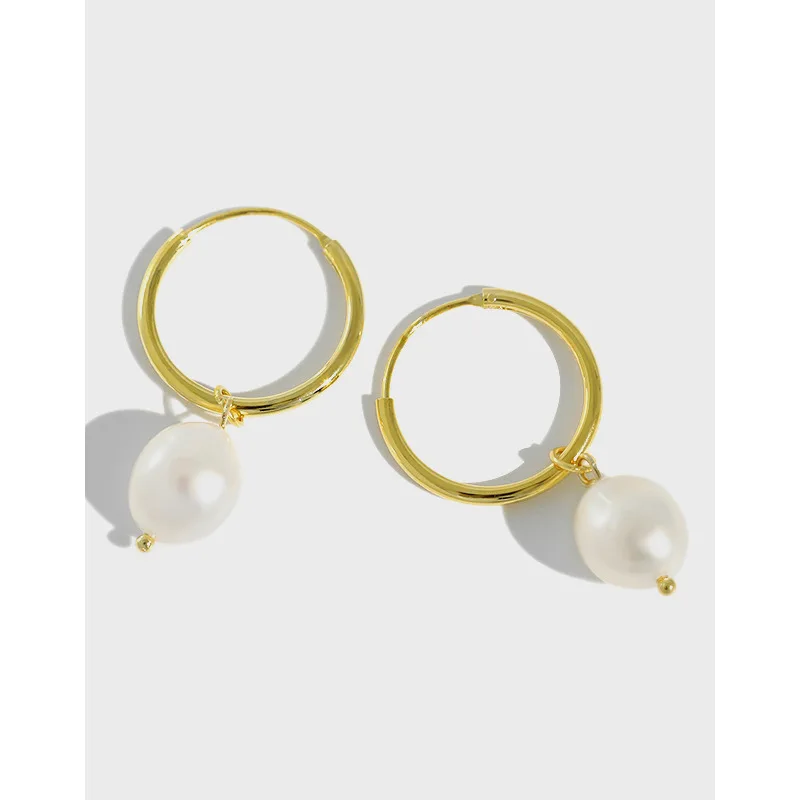 Authentic 925 Sterling silver water drop Baroque pearl dangle earrings gold earrings for women FINE jEWELRY E503
Authentic 925 Sterling silver water drop Baroque pearl dangle earrings gold earrings for women FINE jEWELRY E503