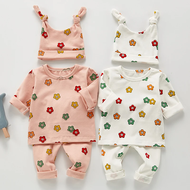 Infant Baby Girls Boys Clothing Sets Long Sleeve Printed T-shirt+Pants+Hat Spring Autumn Toddler Baby Girl Pajamas Clothes Suit
Infant Baby Girls Boys Clothing Sets Long Sleeve Printed T-shirt+Pants+Hat Spring Autumn Toddler Baby Girl Pajamas Clothes Suit