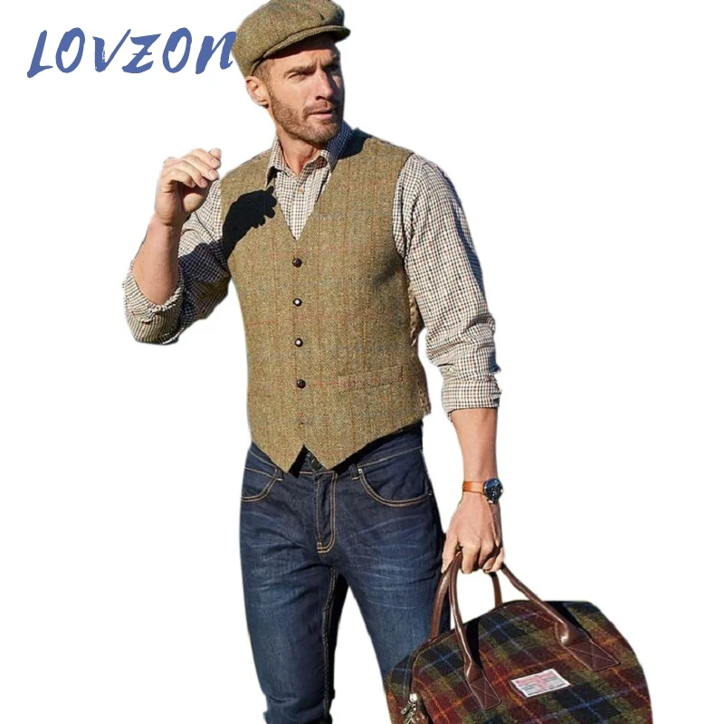 LOVZON 2021 New Summer And Fall 2020 Leisure V-neck Single-breasted Vest Vest British Vintage Vest Elegant Gentleman Men
LOVZON 2021 New Summer And Fall 2020 Leisure V-neck Single-breasted Vest Vest British Vintage Vest Elegant Gentleman Men