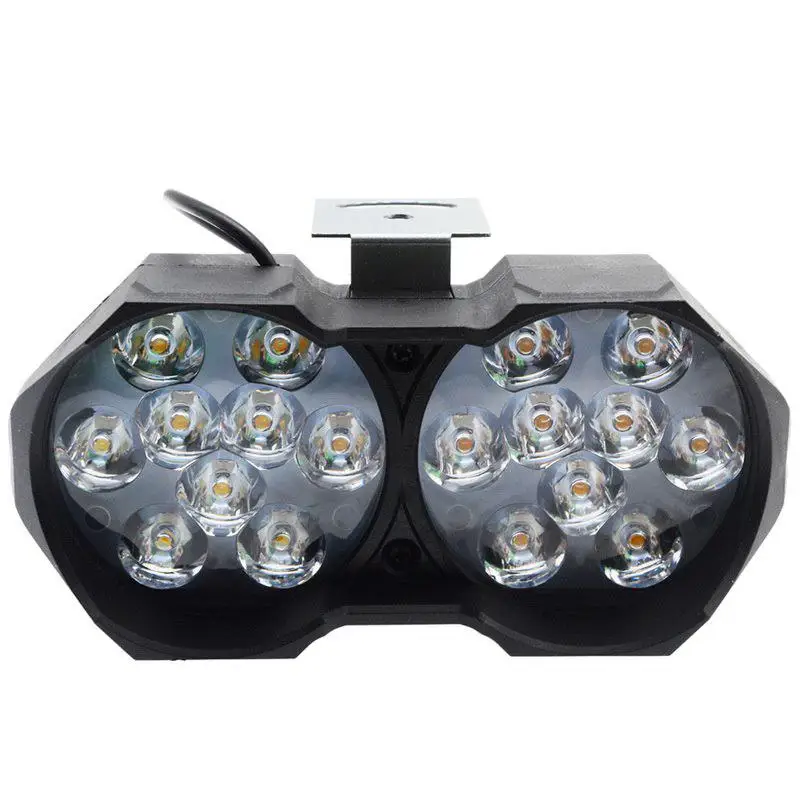 1PCS 2 Modes 12V 30W 18 LED Motorcycle Headlight Spotlight Motorcycle Driving Fog Light Lamp White Spot Light
1PCS 2 Modes 12V 30W 18 LED Motorcycle Headlight Spotlight Motorcycle Driving Fog Light Lamp White Spot Light