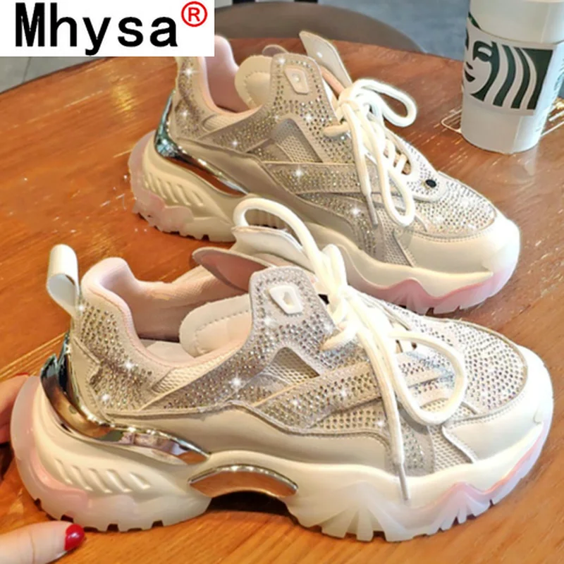 2021 Women's Shoes Comfortable Breathable Mesh Rhinestone Casual Shoes Spring Women's Lace-up Non-slip Wear-resistant Sneakers
2021 Women's Shoes Comfortable Breathable Mesh Rhinestone Casual Shoes Spring Women's Lace-up Non-slip Wear-resistant Sneakers