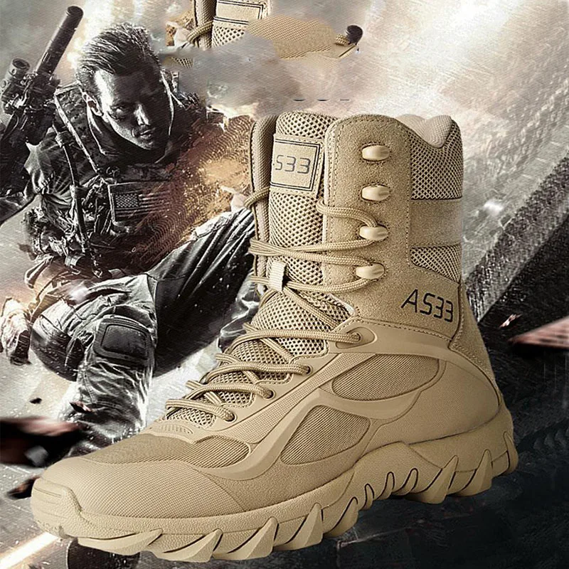 Combat boots male winter high help prevent slippery wear-resisting Martin boots outdoor wild practice the special boots
Combat boots male winter high help prevent slippery wear-resisting Martin boots outdoor wild practice the special boots