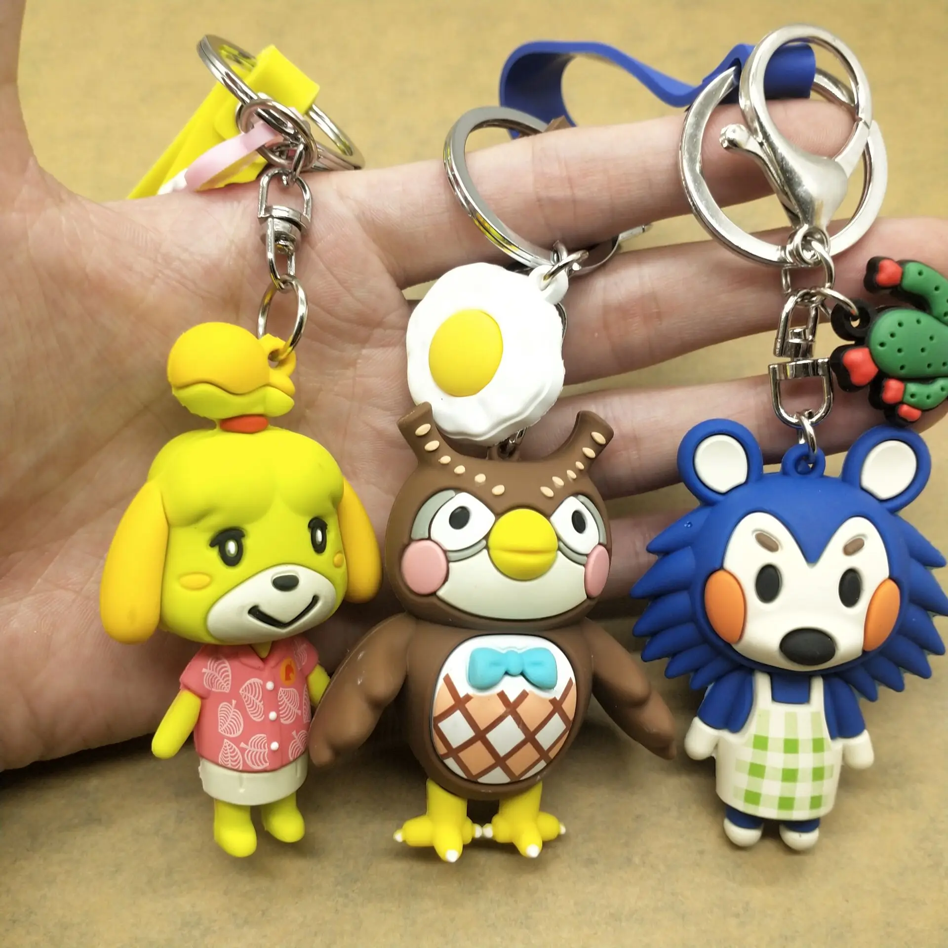 Japan Animal Crossing Silica Gel Keychain Fashion Car Trinket Key Chian Game Cute Animal Crossing Bag Pendant Keyrings PS4 Gift
Japan Animal Crossing Silica Gel Keychain Fashion Car Trinket Key Chian Game Cute Animal Crossing Bag Pendant Keyrings PS4 Gift