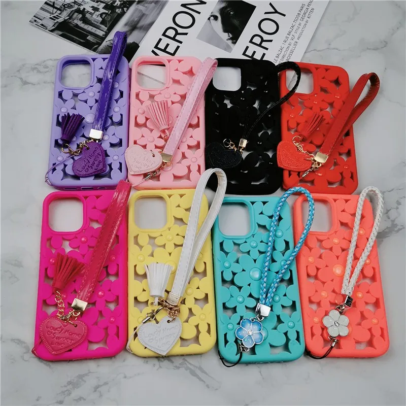 Rose Flower Lanyard Heat Dissipation Soft Case for Iphone 11 12 Pro Max Mini 7 8 Plus Xr X Xs Se Silicone Phone Cover Fundas
Rose Flower Lanyard Heat Dissipation Soft Case for Iphone 11 12 Pro Max Mini 7 8 Plus Xr X Xs Se Silicone Phone Cover Fundas