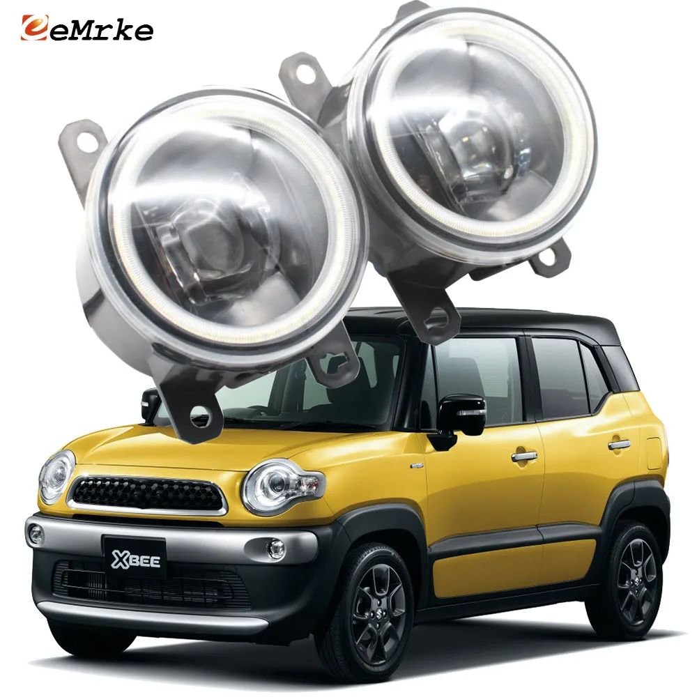 Pair LED Angel Eye Daytime Running Lights for Suzuki XBee 2017 2018 2019 2020 2021 with Cut-Line Lens Fog Lights Lamp Assembly 
Pair LED Angel Eye Daytime Running Lights for Suzuki XBee 2017 2018 2019 2020 2021 with Cut-Line Lens Fog Lights Lamp Assembly