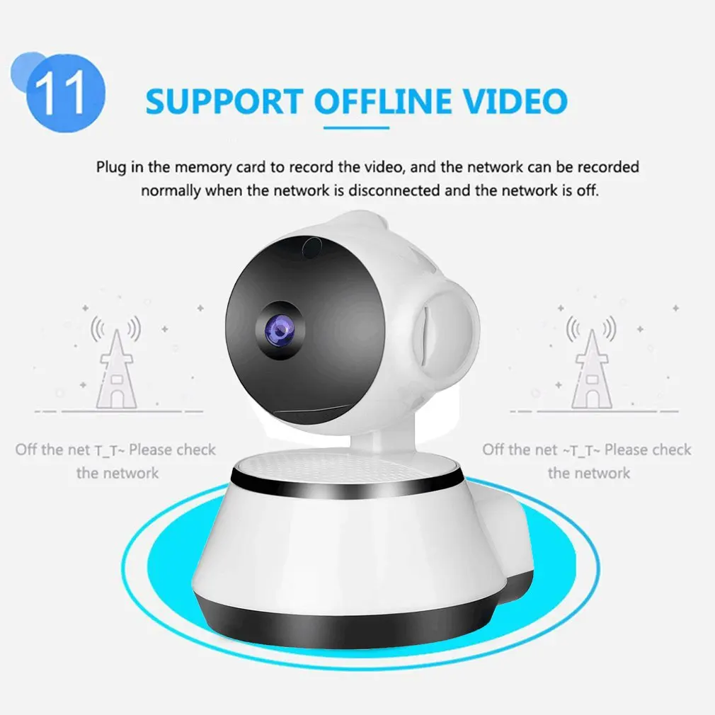720P Wifi IP камера Детский Монитор Портативная HD Беспроводная умная детская Аудио