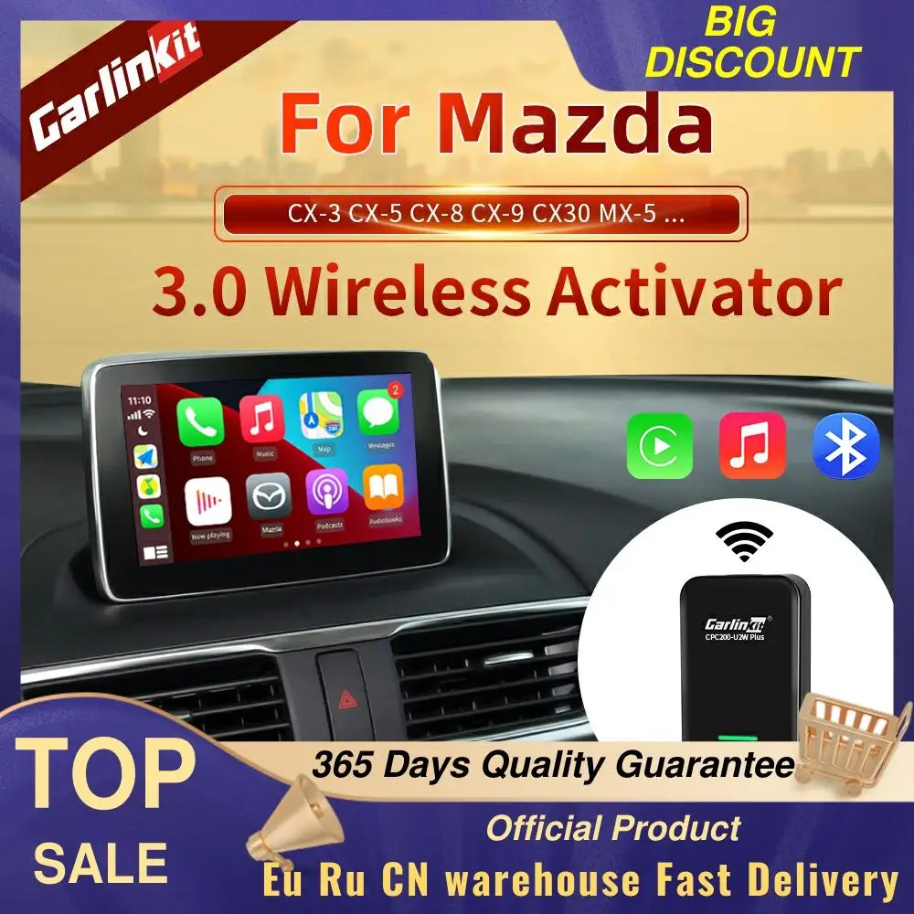 Carlinkit 3.0 New 2021 Wireless Carplay Activator For Mazda CX-3 CX-5 CX-8 CX-9 CX30 MX-5 Mazda2 Mazda3 Mazda6 Plug And Play IOS
Carlinkit 3.0 New 2021 Wireless Carplay Activator For Mazda CX-3 CX-5 CX-8 CX-9 CX30 MX-5 Mazda2 Mazda3 Mazda6 Plug And Play IOS
