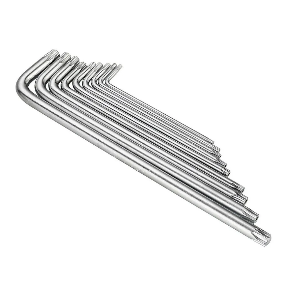 9 PCS Torx Key Wrench Double-End Screwdriver Hex Wrench Set Chrome Vanadium Steel T10-T50 For Auto Mechanical Repair Hand Tools
9 PCS Torx Key Wrench Double-End Screwdriver Hex Wrench Set Chrome Vanadium Steel T10-T50 For Auto Mechanical Repair Hand Tools