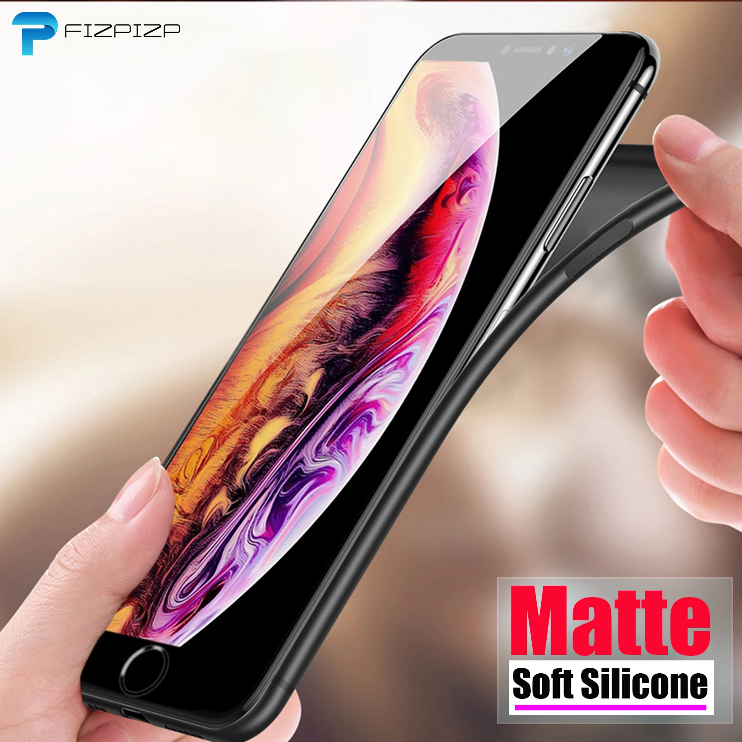 Силиконовый Ультратонкий чехол для iPhone 11 Pro X XR XS Max полное покрытие 6 6s 7 8 Plus 5 5s SE