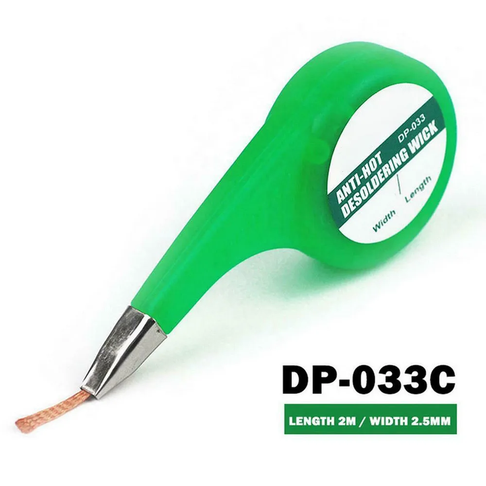 Desoldering Wi-ck Braid Solder Wi-ck Remover Sucker With Thumb Wheel Dispenser Solder Remover Vacuum Sucker Desoldering
Desoldering Wi-ck Braid Solder Wi-ck Remover Sucker With Thumb Wheel Dispenser Solder Remover Vacuum Sucker Desoldering