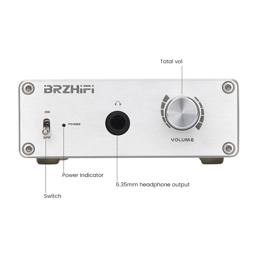 Усилитель для наушников BRZHIFI Solo Hi Fi 24 В постоянного тока|Усилители наушников| |