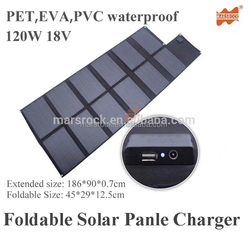 120W 18V flexible solar panel ,foldable, waterproof fabric charge laptop, 42V battery, iPad, iPhone, smart phones,camera/MP3
120W 18V flexible solar panel ,foldable, waterproof fabric charge laptop, 42V battery, iPad, iPhone, smart phones,camera/MP3