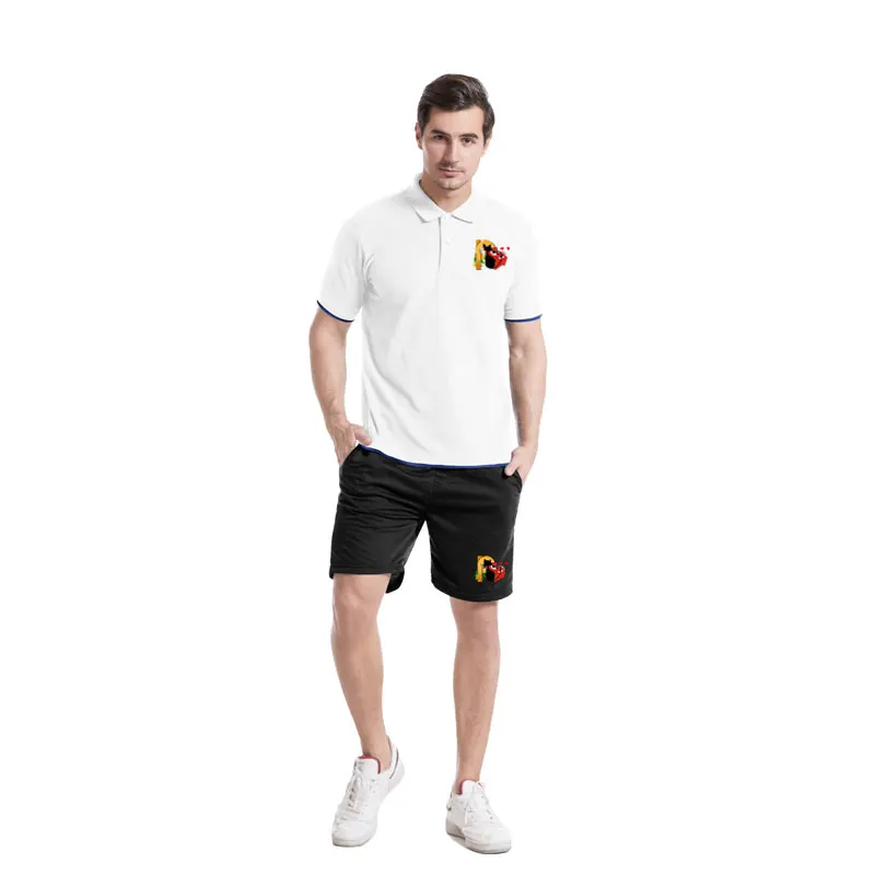 Summer 2021 New Casual Sports Suit Men Lapel Short Sleeve Poloshirt+Sweat Shorts Two-piece Breathable Fitness Jogging Suit
Summer 2021 New Casual Sports Suit Men Lapel Short Sleeve Poloshirt+Sweat Shorts Two-piece Breathable Fitness Jogging Suit