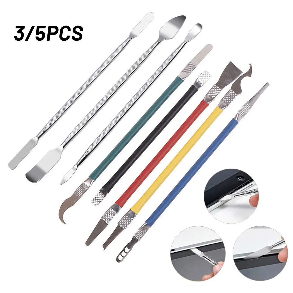 3/5pcs Chip Repair Thin Blades CPU IC Glue Remover Maintenance Knif For Removing Phone PC Glue Removal Rework Tools Kit
3/5pcs Chip Repair Thin Blades CPU IC Glue Remover Maintenance Knif For Removing Phone PC Glue Removal Rework Tools Kit