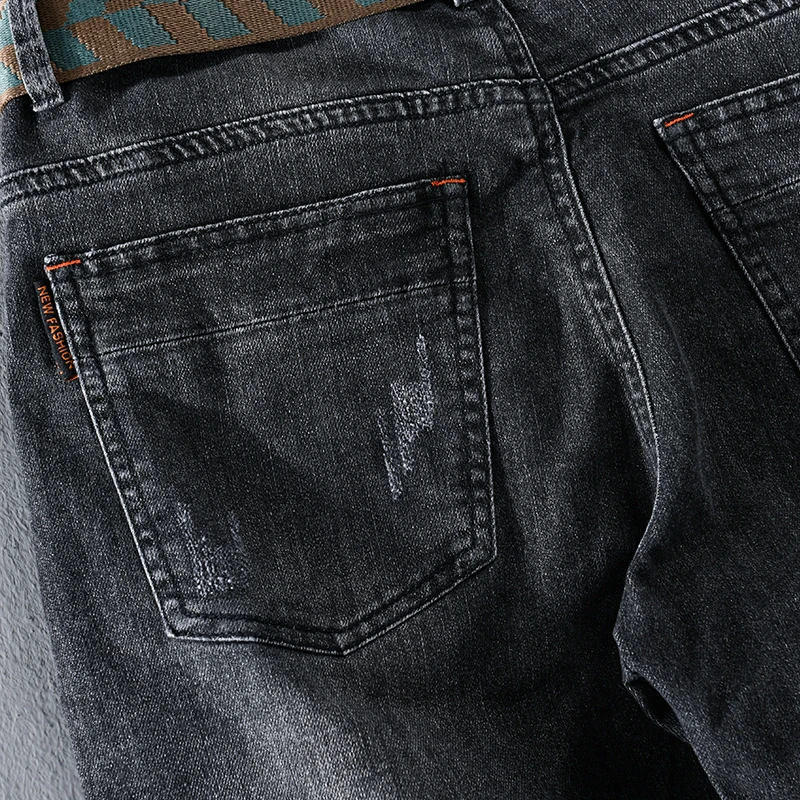 New design ankle-length stretch cotton jeans men brand pants for men casual trendy trousers men black spodnie pantalones
New design ankle-length stretch cotton jeans men brand pants for men casual trendy trousers men black spodnie pantalones
