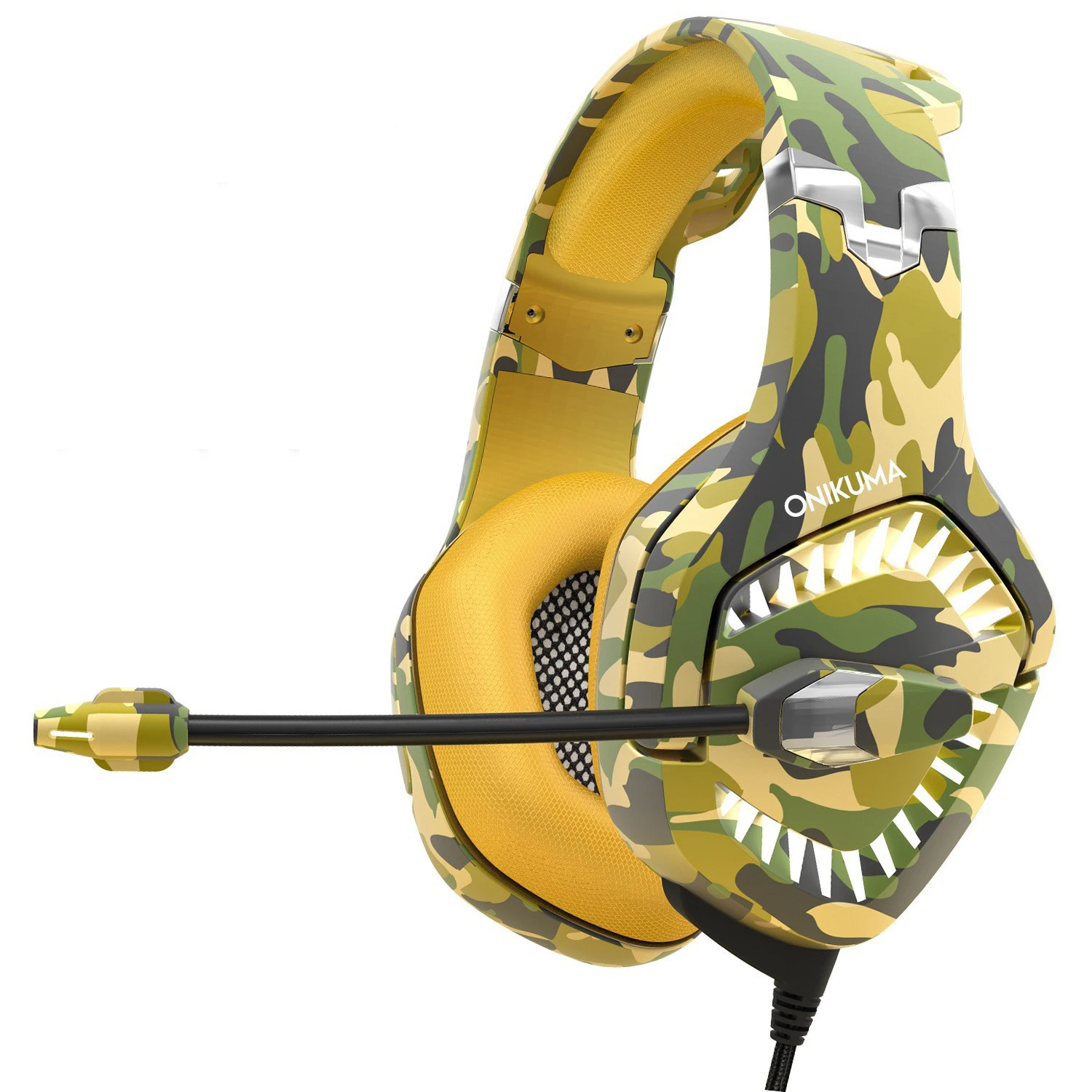 Wired Camouflage Gaming Headphone With Omnidirectional MIC 3.5mm USB Powered HD Surround Stereo Earphone RGB Gamer Headset 
Wired Camouflage Gaming Headphone With Omnidirectional MIC 3.5mm USB Powered HD Surround Stereo Earphone RGB Gamer Headset