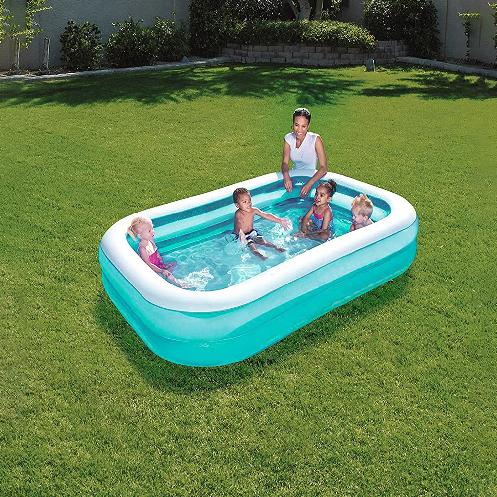 Inflatable Swimming Pool High-quality Edualtional Inflatable Family Paddling Pool Family Garden Paddling Water Pool 
Inflatable Swimming Pool High-quality Edualtional Inflatable Family Paddling Pool Family Garden Paddling Water Pool