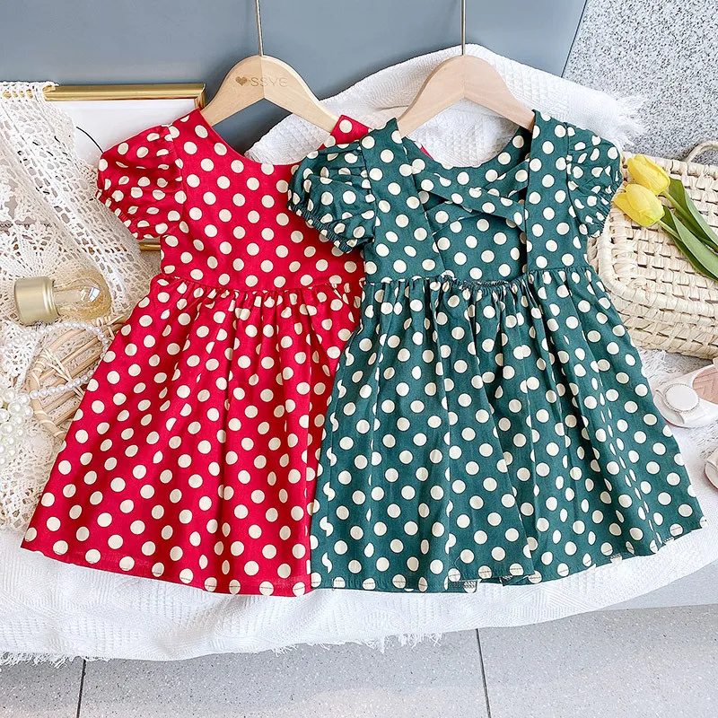 Girls dress summer new fashion short-sleeved backless polka-dot princess dress flower girl dresses girls dresses kids clothes
Girls dress summer new fashion short-sleeved backless polka-dot princess dress flower girl dresses girls dresses kids clothes