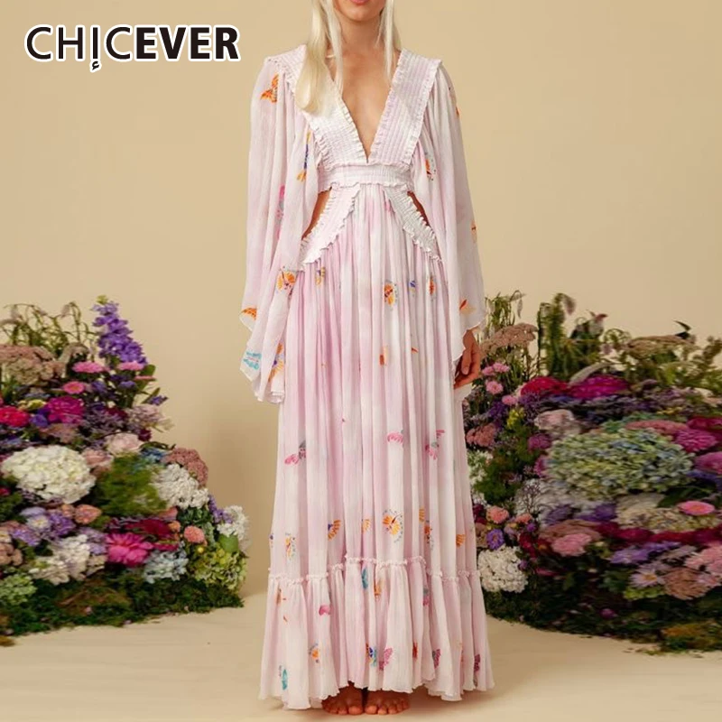 CHICEVER цветочный принт цветное летнее платье для женщин 2021 v-образный вырез длинный рукав высокая талия вырез до щиколотки платье для женщин
CHICEVER цветочный принт цветное летнее платье для женщин 2021 v-образный вырез длинный рукав высокая талия вырез до щиколотки платье для женщин