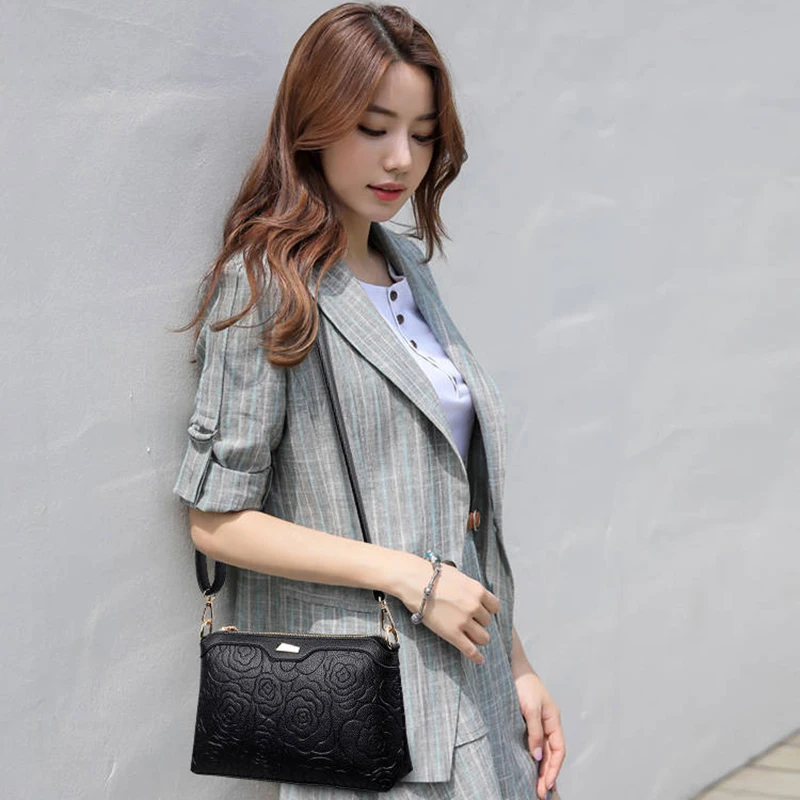 Brand Women Messenger Bags Vintage New Fashion Small Leather Embossing Female Envelope Flower Shoulder Crossbody Bag for Lady
Brand Women Messenger Bags Vintage New Fashion Small Leather Embossing Female Envelope Flower Shoulder Crossbody Bag for Lady