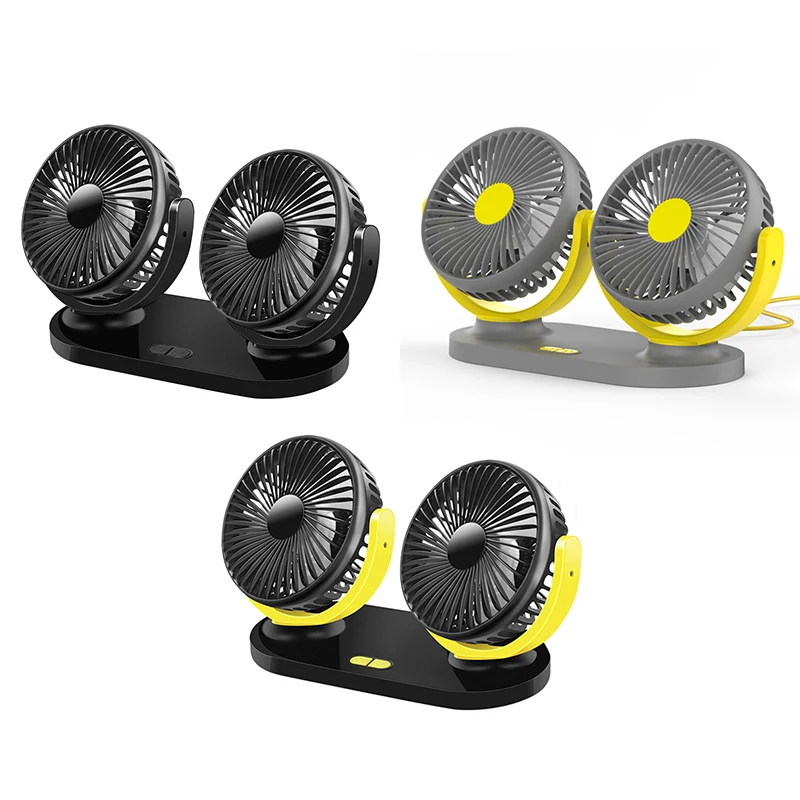 Car Dual Fan Car Interior Accessories 360 Degrees-round Car Cooling Swing Fan Ventilation Board Car Electrical for Summer
Car Dual Fan Car Interior Accessories 360 Degrees-round Car Cooling Swing Fan Ventilation Board Car Electrical for Summer