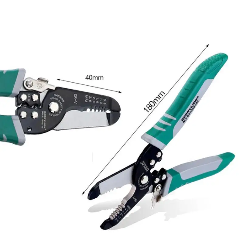 Anti-slip Handle Wire Stripper Multi-function Cable Cutting Crimping Pliers Decrustation Pliers Wire Wire Stripper Crimping Tool
Anti-slip Handle Wire Stripper Multi-function Cable Cutting Crimping Pliers Decrustation Pliers Wire Wire Stripper Crimping Tool