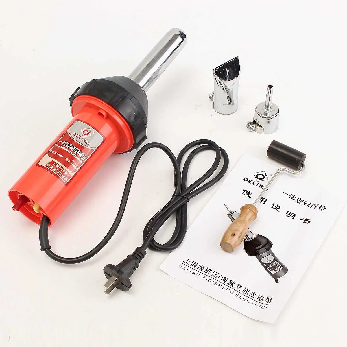 220V 1080W Hot Air Guns Plastic Welders Plastic Torch Welders Heat Tools Kit with Nozzle +Roller+Adapter Welding Machine 
220V 1080W Hot Air Guns Plastic Welders Plastic Torch Welders Heat Tools Kit with Nozzle +Roller+Adapter Welding Machine
