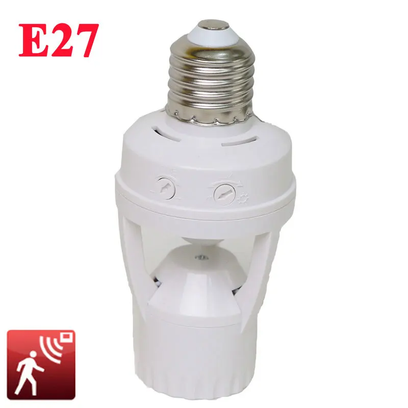 AC 110-220V 360 Degree PIR Induction Motion Sensor IR infrared Human E27 Plug Socket Switch Base Led Bulb light Lamp Holder
AC 110-220V 360 Degree PIR Induction Motion Sensor IR infrared Human E27 Plug Socket Switch Base Led Bulb light Lamp Holder