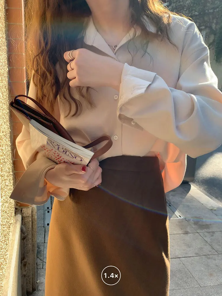 8colors autumn korean breif style long-sleeve shirt loose soild color cotton blouses womens tops outwear coats (X1697
8colors autumn korean breif style long-sleeve shirt loose soild color cotton blouses womens tops outwear coats (X1697