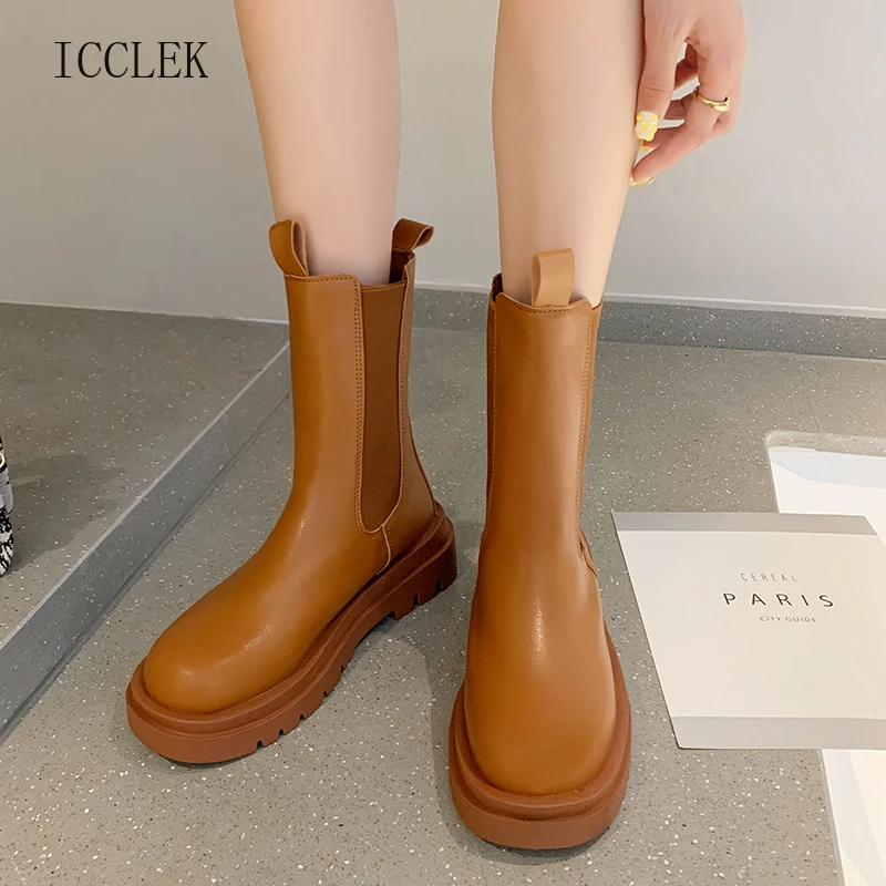 ICCLEK 2021 Winter Chelsea Boots Women Ankle Boots PU Leather Platform Boots Ladies Punk Goth Chunky Heel Women's Boots Booties
ICCLEK 2021 Winter Chelsea Boots Women Ankle Boots PU Leather Platform Boots Ladies Punk Goth Chunky Heel Women's Boots Booties