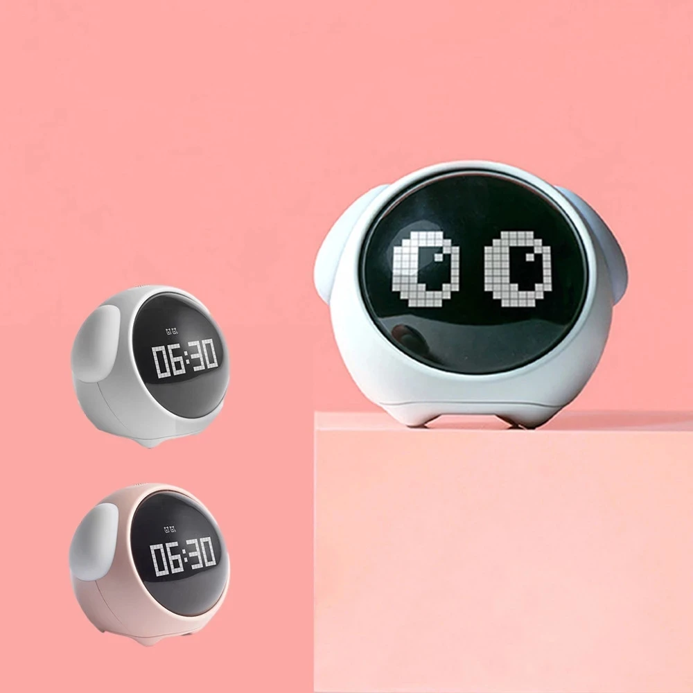 New Multifunctional Alarm Clock Cute Expression Child Bedside Voice Control Night Light Snooze Chargeable Child Alarm Clock
New Multifunctional Alarm Clock Cute Expression Child Bedside Voice Control Night Light Snooze Chargeable Child Alarm Clock