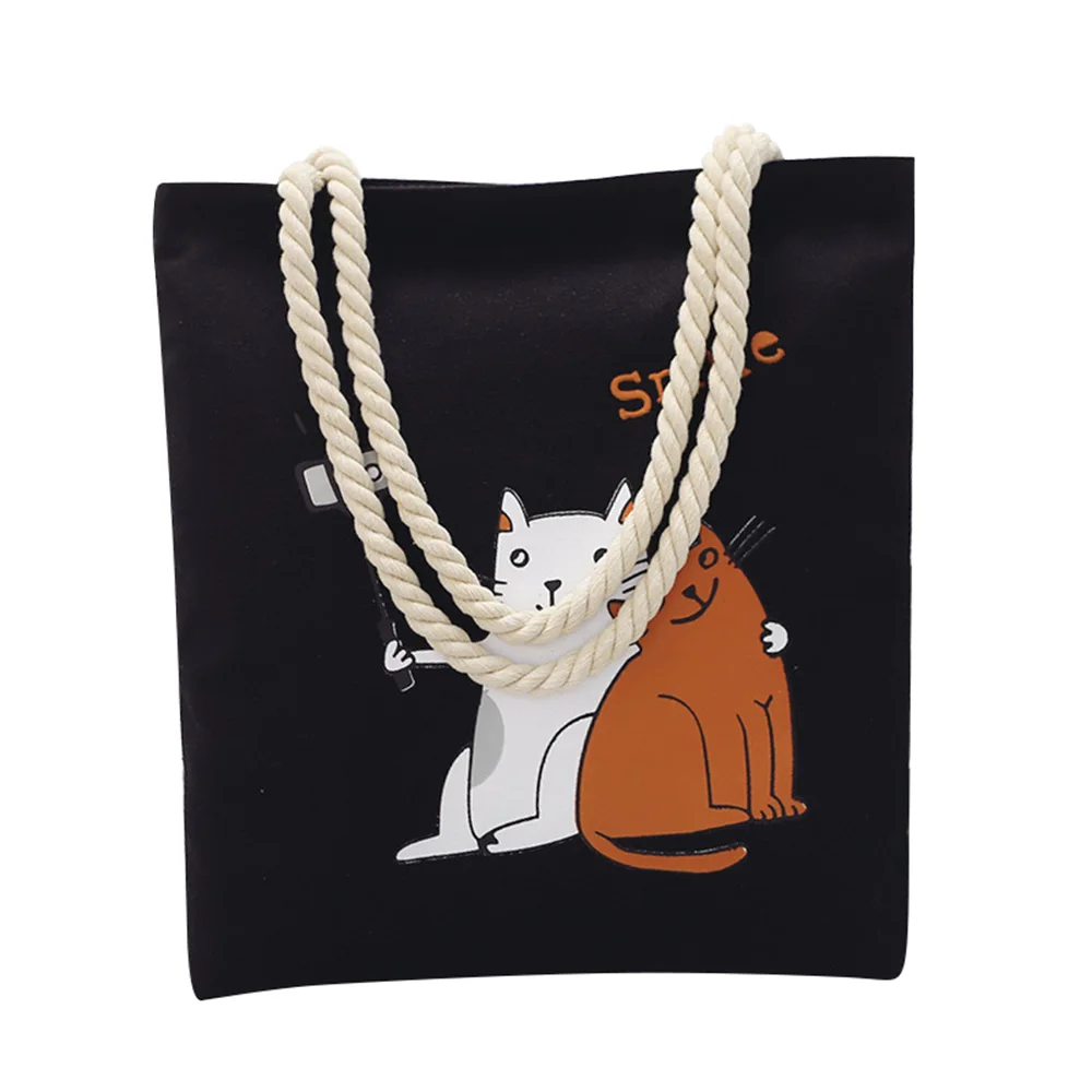 Reusable Foldable Canvas Shoulder Totes Bag For Women High Capacity Twist Rope Braided Handbag Fashion Casual Anime Shopping Bag
Reusable Foldable Canvas Shoulder Totes Bag For Women High Capacity Twist Rope Braided Handbag Fashion Casual Anime Shopping Bag