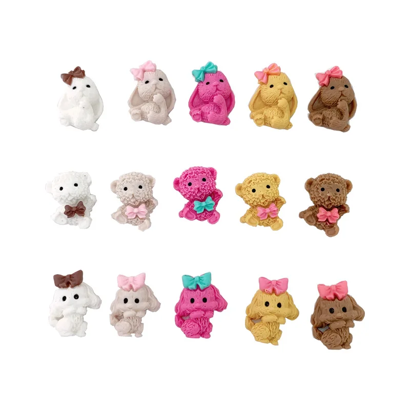 50Pcs Nal Cartoon Charms Bear/Rabbit/Dog Multi-Design Resin Gems For ManicureDecoration Colorful Flatback Large Rhinestones
50Pcs Nal Cartoon Charms Bear/Rabbit/Dog Multi-Design Resin Gems For ManicureDecoration Colorful Flatback Large Rhinestones