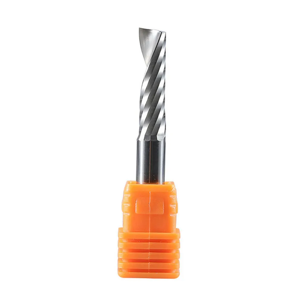 6*22mm End Mill Carbide Single Flute Spiral End Mill 6mm Shank For MDF CNC Router Bits CNC Engraving Machine Processing Center
6*22mm End Mill Carbide Single Flute Spiral End Mill 6mm Shank For MDF CNC Router Bits CNC Engraving Machine Processing Center